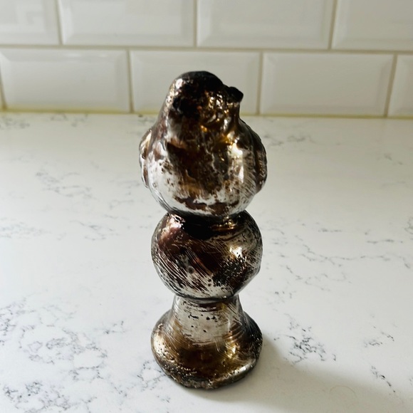 Ceramic metallic color brown color decorative bird - Picture 7 of 11